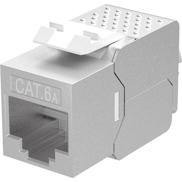 Keystone-moduuli RJ45 CAT 6A, STP, ohut