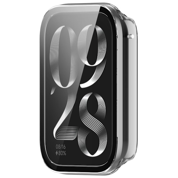 Skyddsskal Xiaomi Smart Band 9 Pro Heltäckande Skal med Härdat Glas Transparent