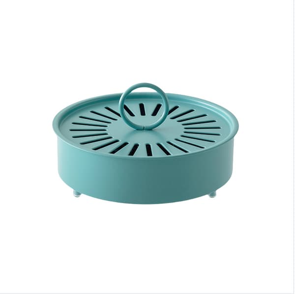 Stilfuld myggespoleholder i kulstofstål med låg Blue Blue