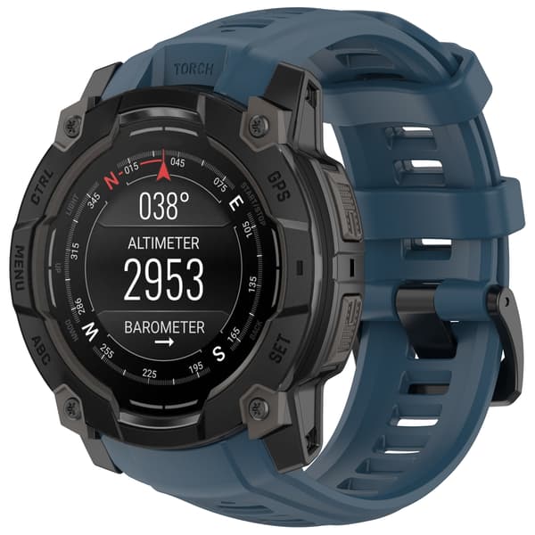 Garmin Instinct 3 (45mm) Silikoninen Vaihtoranneke - Sininen