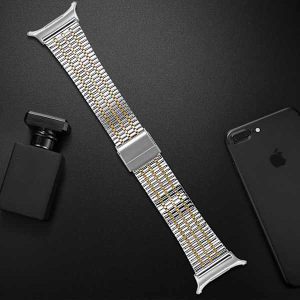 Urrem til Samsung Galaxy Watch Ultra - 47 mm sølv+guld