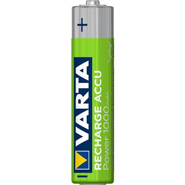 AAA (Micro)/HR03 (5703) laddningsbart batteri - 1000 mAh, 4 st. i blister
