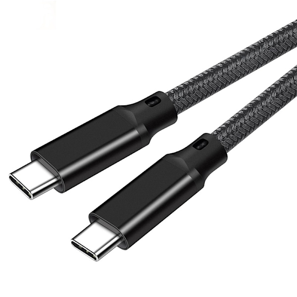 3M USB-C til USB-C hurtigopladningskabel - Sort Sort 3 m