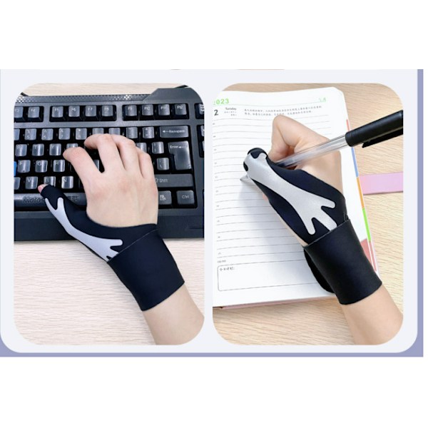 Handledsstöd för Vänster Hand Black Black