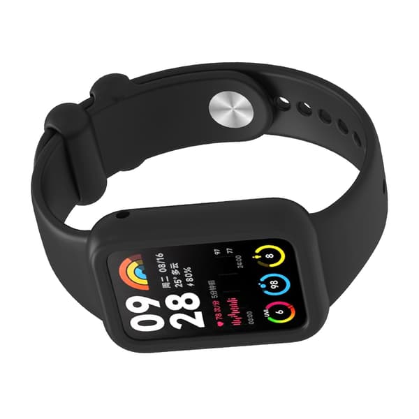 Urrem og etui sæt til Xiaomi Mi Band 8 Pro Black Black