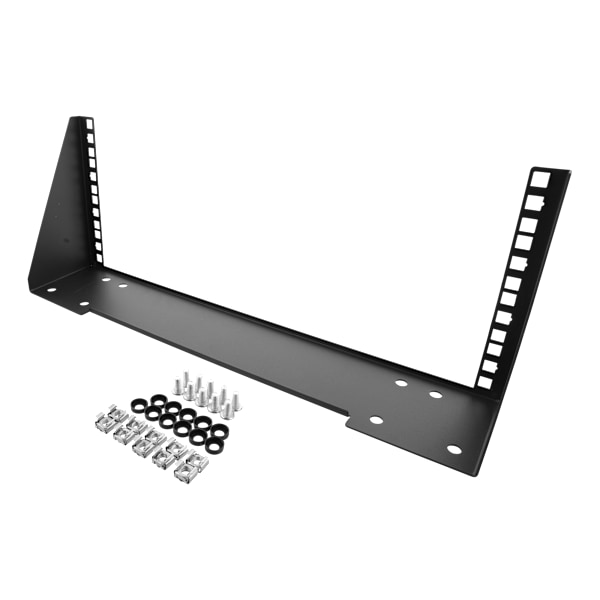 19" Vertical wall bracket, 4U, max 60kg, steel construction