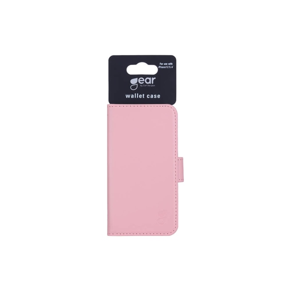 GEAR Mobilfodral 3 Kortfack Rosa - iPhone 12 Mini