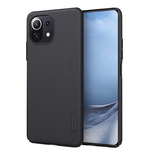 Nillkin Super Frosted Shield-fodral för Xiaomi 11 Lite 4G/5G (svart)