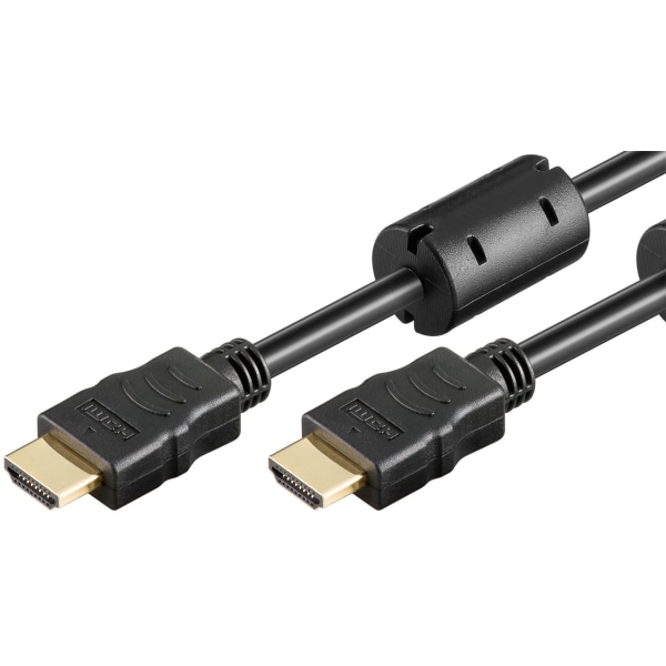 Höghastighets HDMI™-kabel med Ethernet, ferritkärnor, 4K @ 60 Hz