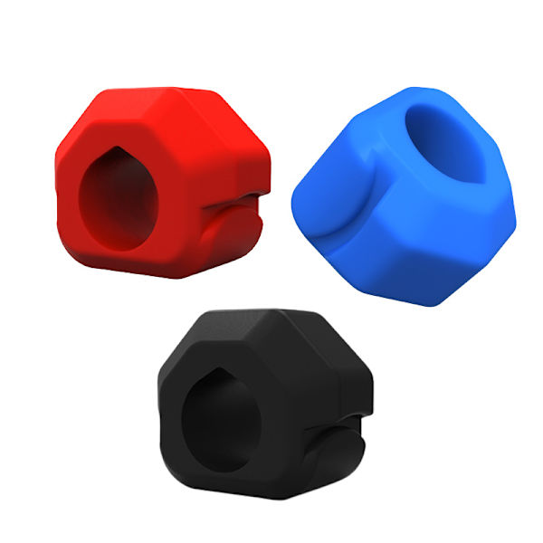 3-pack silikonkäktränare Jawline Sculptor Jawline Shaper Ball Flerfärgad