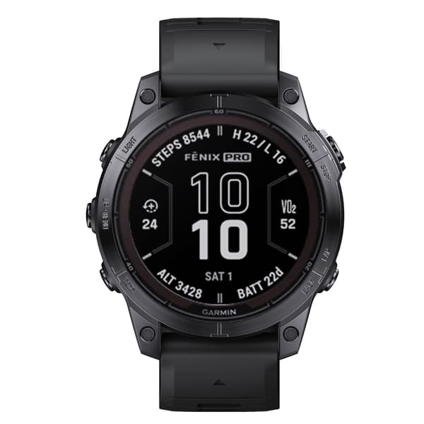 Stilfuld Quick Release Rem til Garmin Fenix 7X Pro Black Black