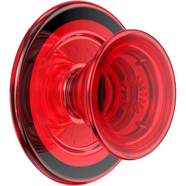 PopGrip för Magsafe Danger Red Translucent