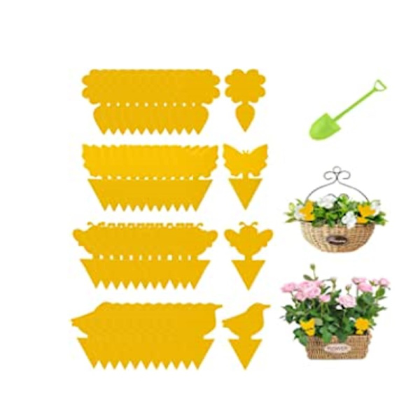 INF Söta & Effektiva Flugfångare / Flugfällor, 48-pack Gul