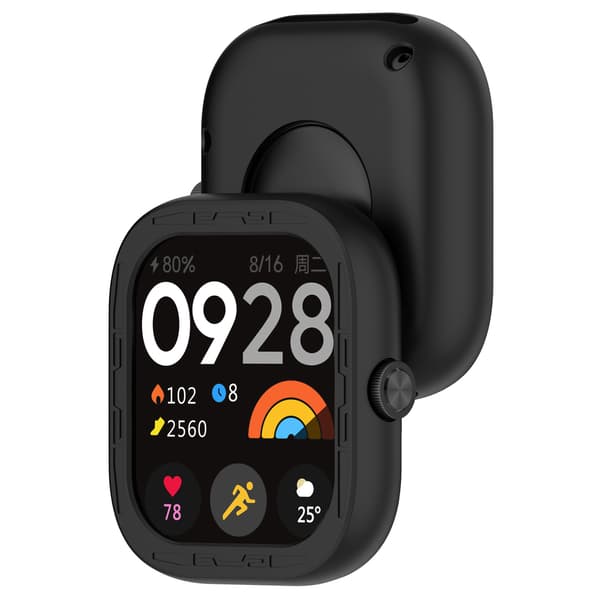 Silikonskyddsfodral till Redmi Watch 4 Black Black