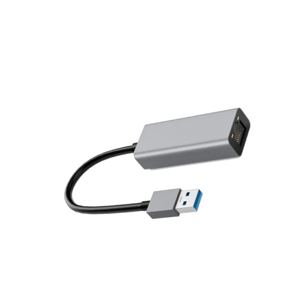 Verkkosovitin USB Gigabit Ethernet Harmaa