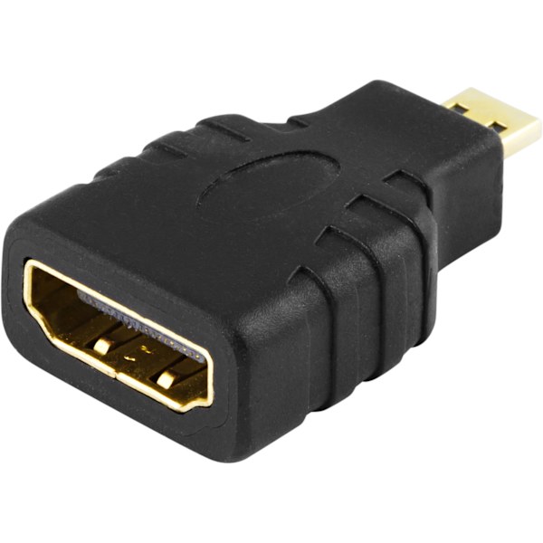HDMI High Speed w/ Ethernet adapter, Micro HDMI ma - HDMI fe