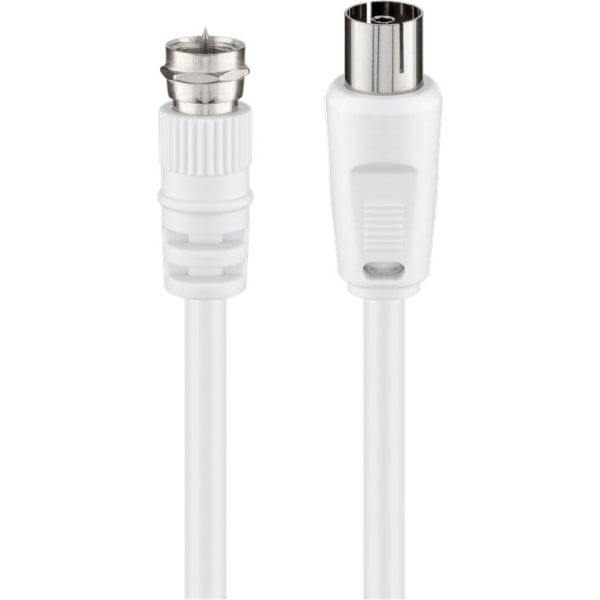 SAT-/antenn-adapterkabel (<70 dB), dubbelskärmad