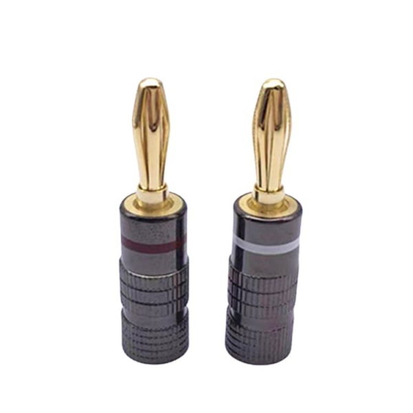 INF Banankontakt guldpläterad 4 mm 8-pack
