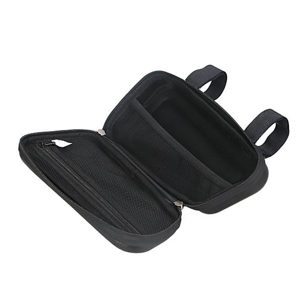 Svart Hard Shell Triangel Cykelväska