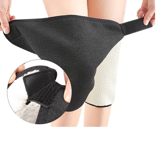 Termiska Knävärmare med Fleecefoder för Extra Komfort Black Black