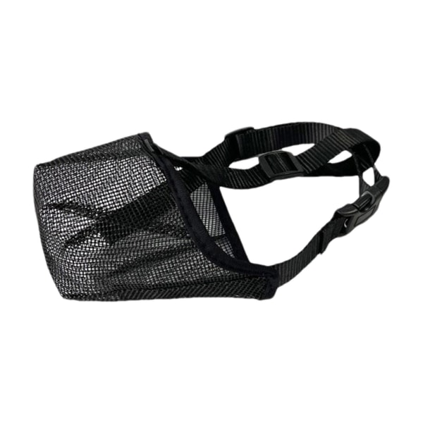 Nylon hundemundkurv Sort L