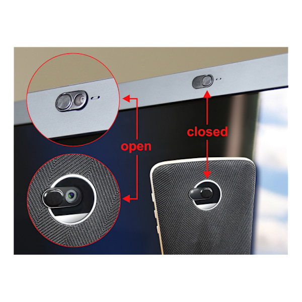 Webcam Cover for Laptop, Tablet and Smartphone 3 pack