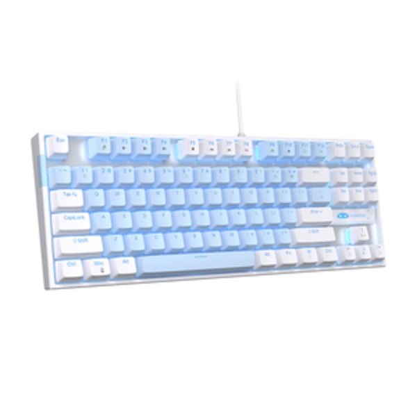 MageGee MK-STAR trådbundet tangentbord (vitt och blått)