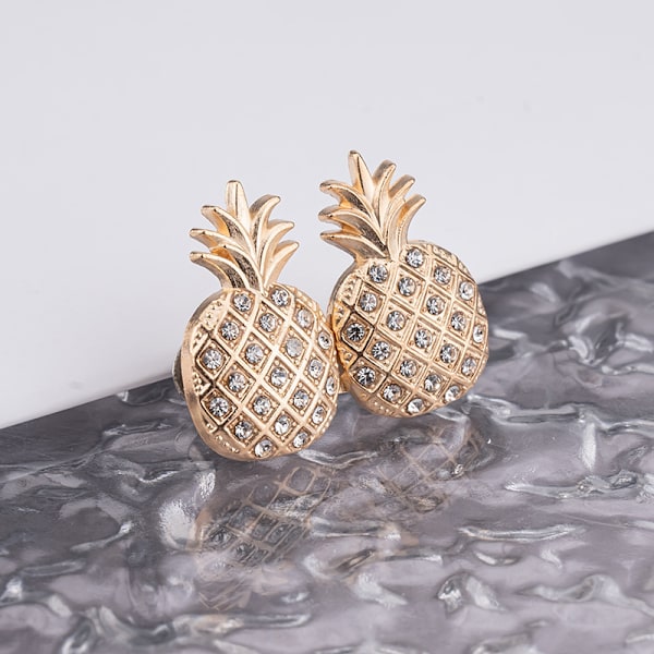 Ananas midjespänne för jeans - 5 par Guld
