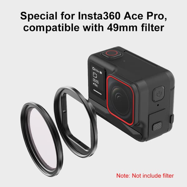 Beskyttende filterramme til Insta360 Ace Pro (49mm)