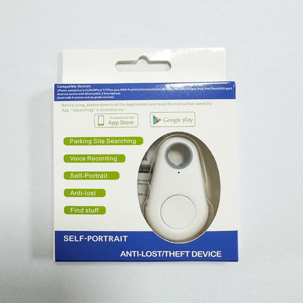 Vanddråbe Anti-Tab Enhed - Lokalisator White White
