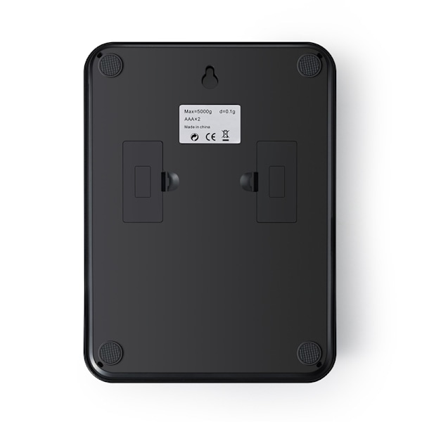 Digital køkkenvægt - Vandtæt og præcis 5 kg/0,1 g