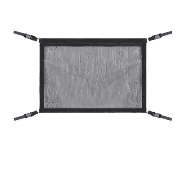 Biltag opbevaringsnet almindeligt dobbeltlag 80x53 cm sort kompatibelt med biltilbehør