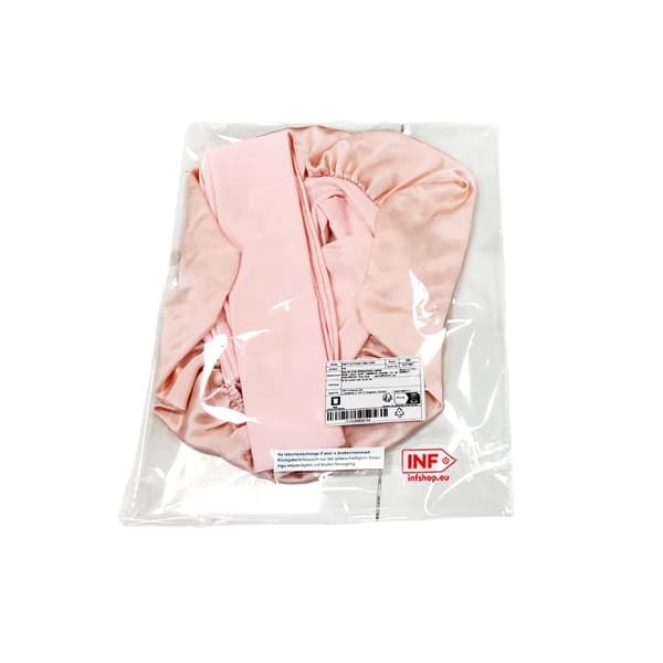 Sovmössa i 100 % silke för Kvinnor Rubber pink Rubber pink