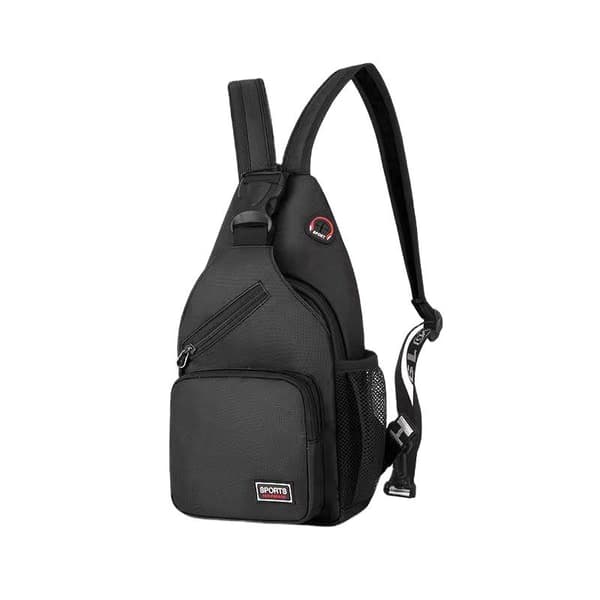 Multifunktionell crossbody väska ryggsäck Black Black