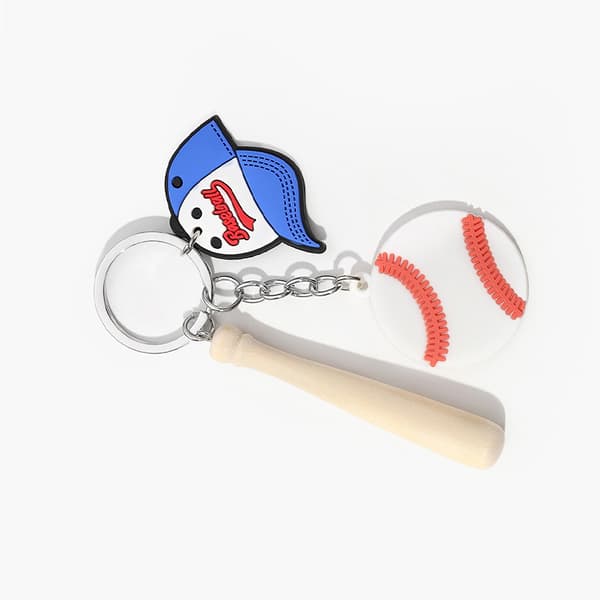 Akryylinen baseball-avaimenperäsetti - Tyylikäs auto- ja avainlisävaruste Model 6