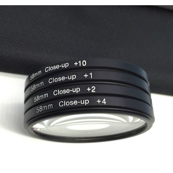 Makro-nærfilter sæt +1 +2 +4 +10 67 mm 67 mm