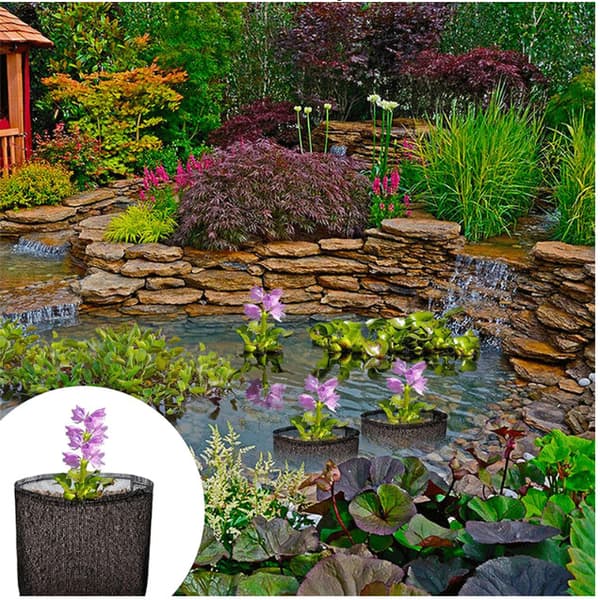 Mesh Aquatic Plant Pot - Set om 4 för vattenträdgårdar Square