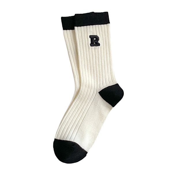 5 par randiga mid-calf strumpor