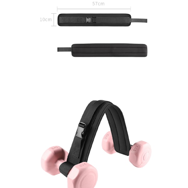 Yoga Resistance Band - Single Pack (Dumbbells Not Included)