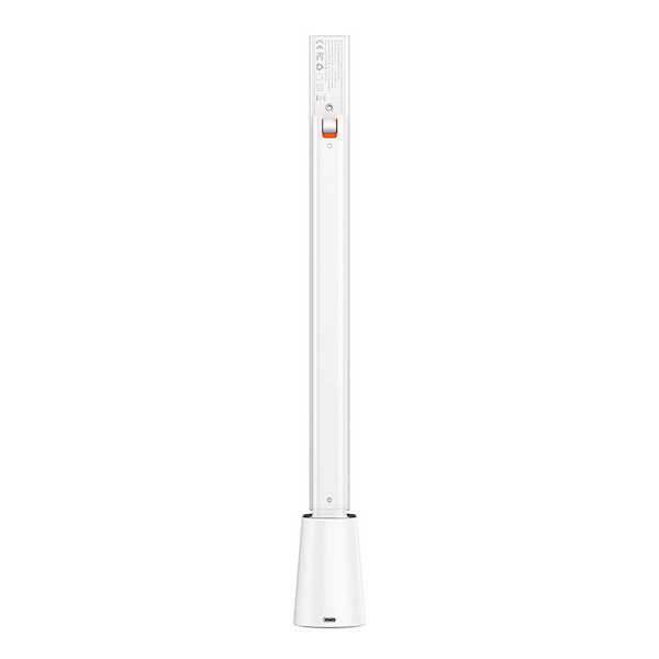 Fällbar skrivbordslampa Baseus Smart Eye uppladdningsbar (vit)
