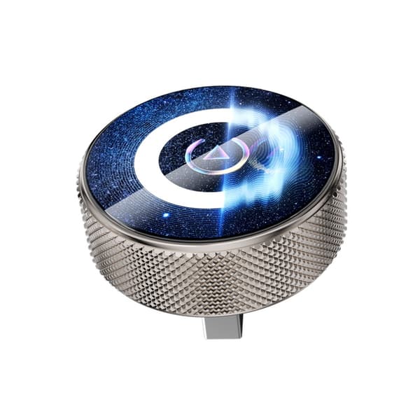 Smart Bilforbindelsesboks: Trådløs CarPlay & Android Auto 2-i-1 Adapter (Metal + Glas) Blue Blue