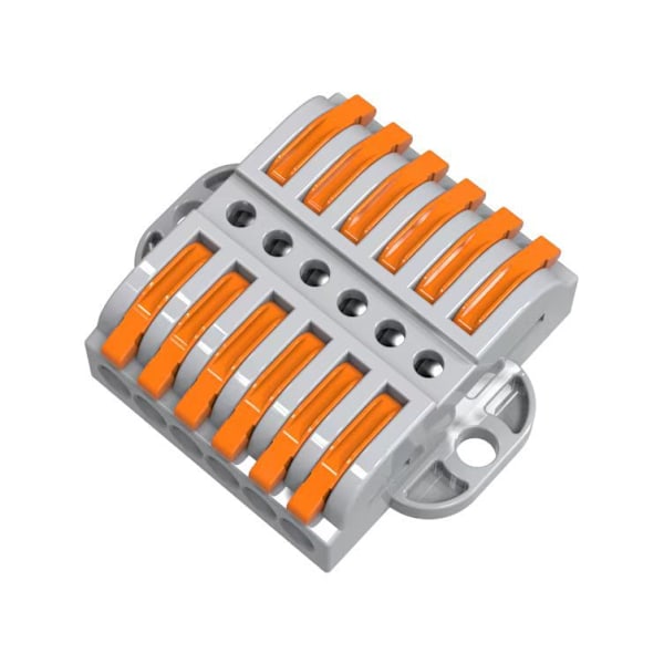 6 In 6 Out Quick Wiring Kabel Kompakt elektrisk kontakt