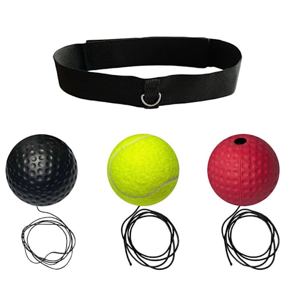 Reaktionsbollset - Svart, Gul & Röd