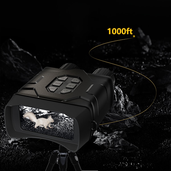 Digital Dark Vision kikkert med 10x zoom og 800m synsafstand Sort
