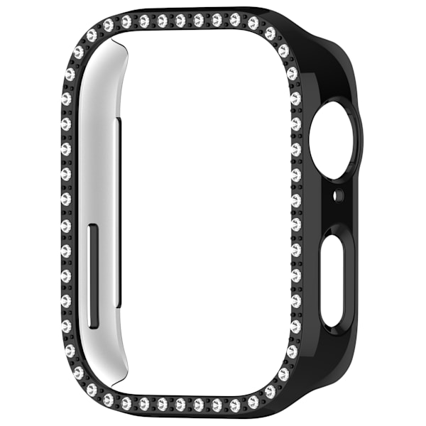 Huawei Watch Fit 3-fodral med Diamond PC Hollow skyddsfodral Svart