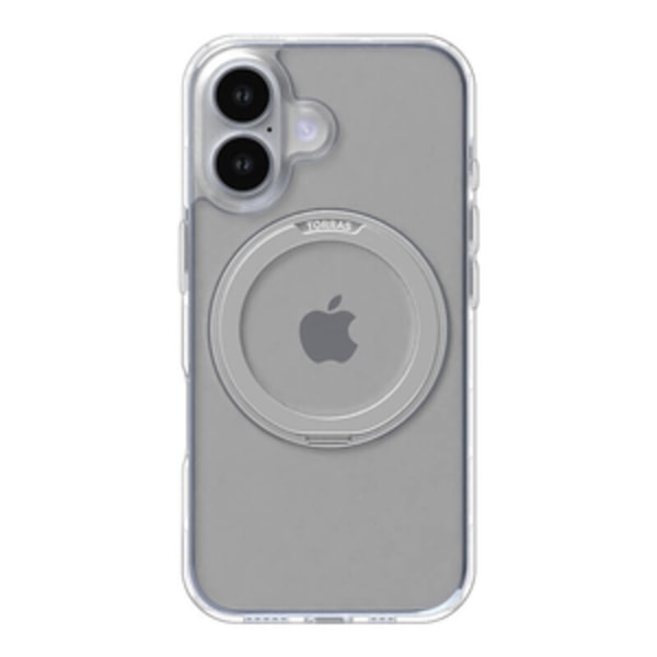 Torras Ostand Pro -kotelo iPhone 16 Plus:lle (läpinäkyvä)