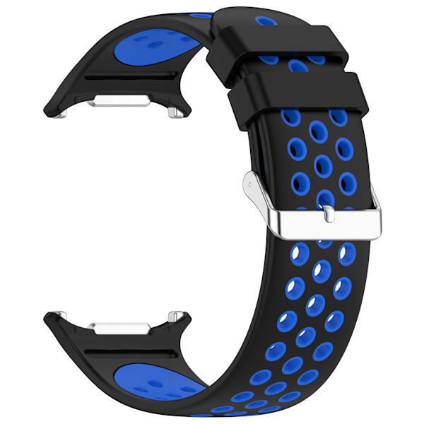 Samsung Watch Ultra Tofarvet Silikone Rem 24MM Sort + blå