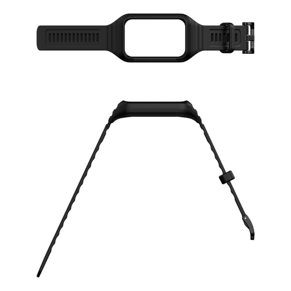 Silikonerem til Honor Band 10 & Band 9 Black Black