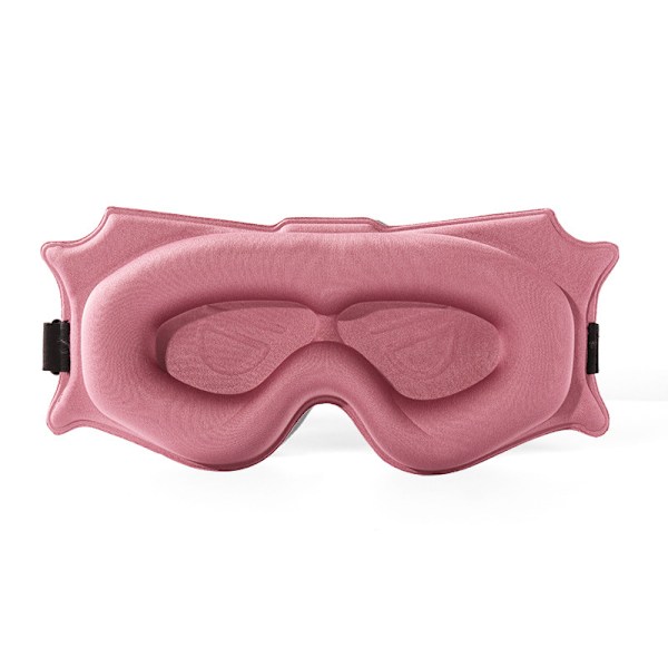 6D Muotoiltu Unisilmämaski - Äärimmäistä Mukavuutta & Pimeyttä Vaaleanpunainen