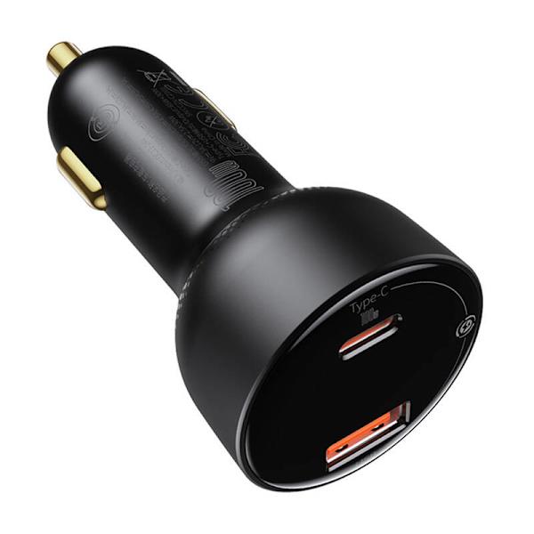 Billaddare Baseus Superme, USB, USB-C, 100W (svart)